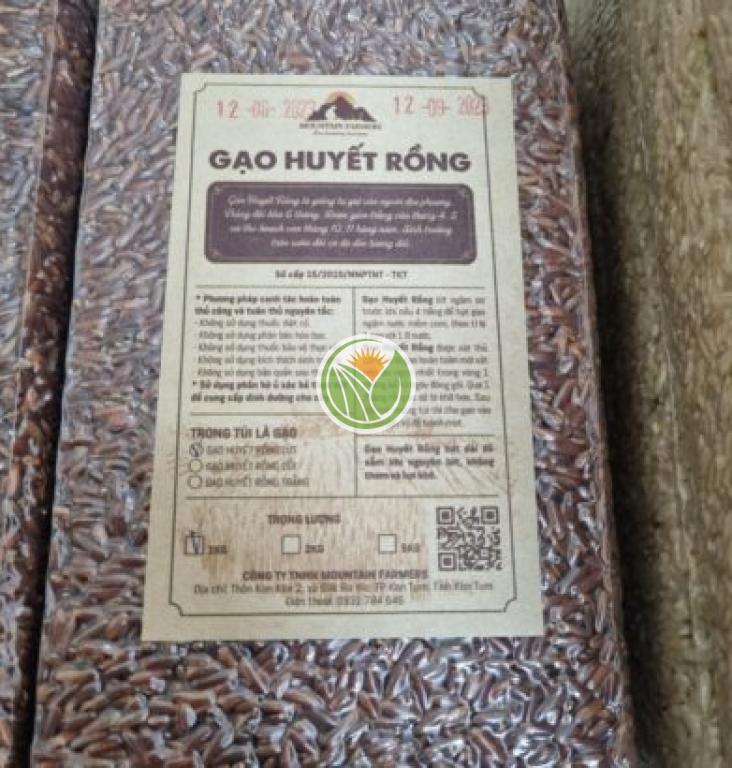 Gạo đỏ huyết rồng